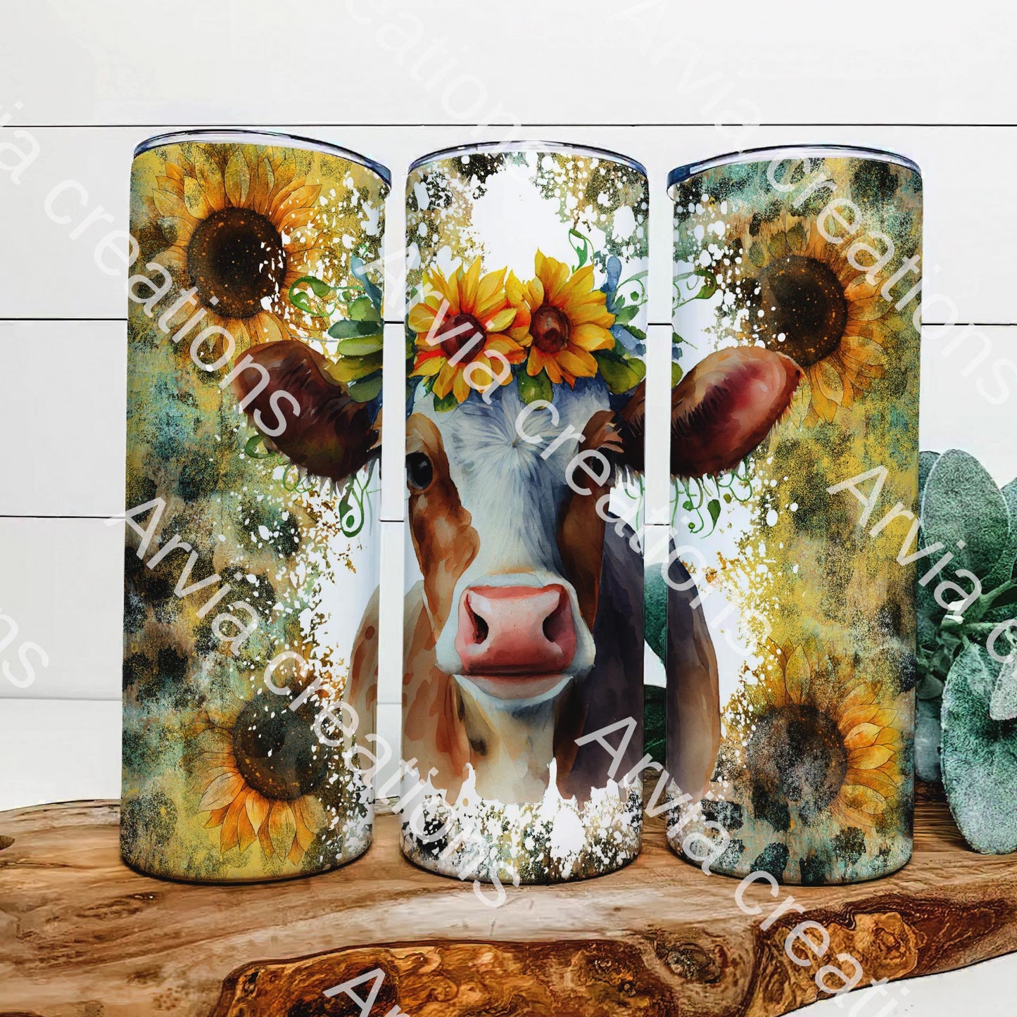 Sunflower cow