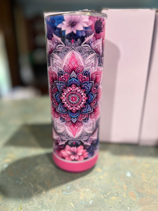 Mandala Bluetooth tumbler