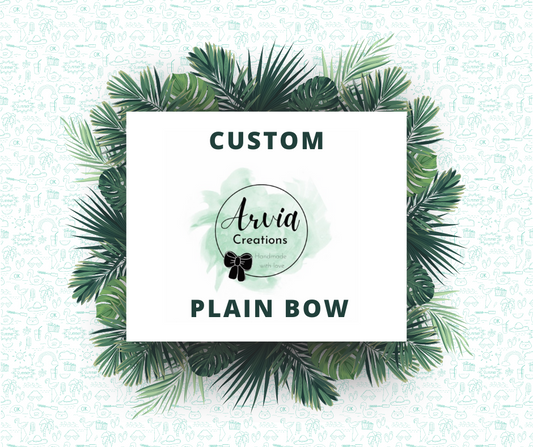 Custom Plain bow