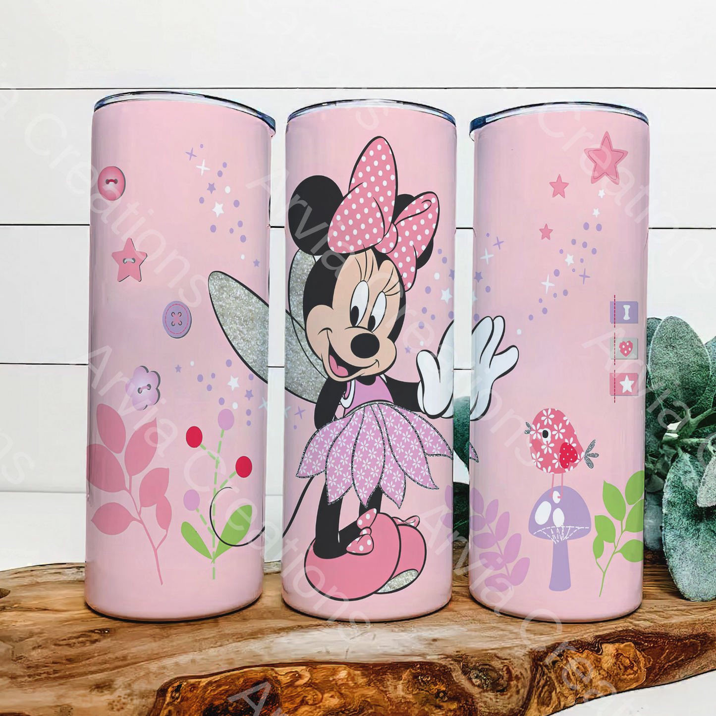 Pink mouse tumbler