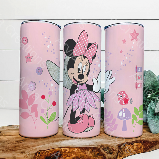 Pink mouse tumbler